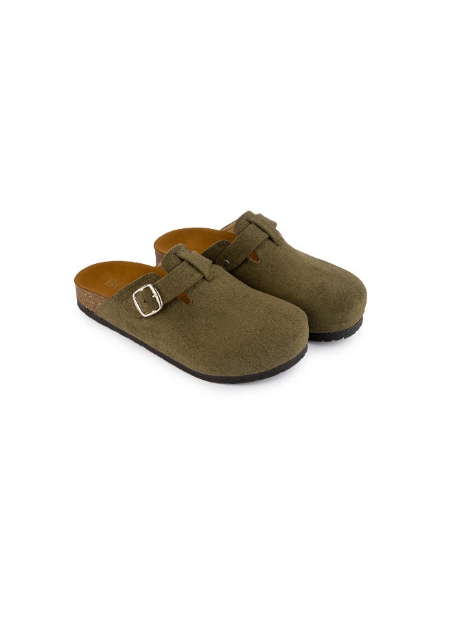 BOU Clogs - Dark Olive Tapue - Image 1